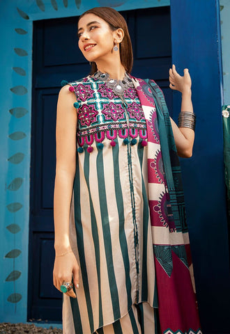 Fuchsia stripes