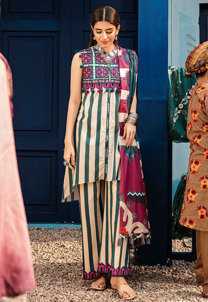 Fuchsia stripes