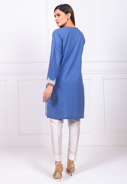 BLUE BROCADE